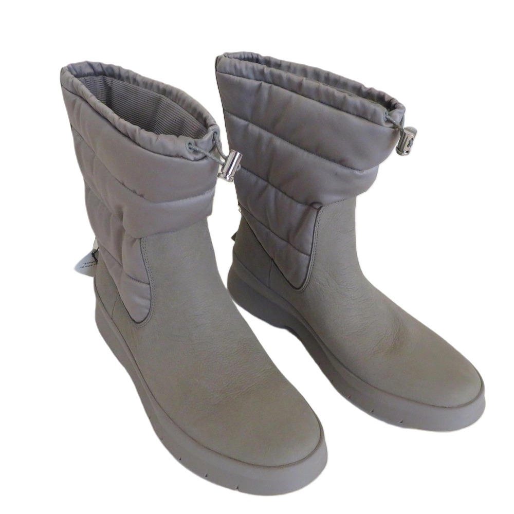 Cole Haan Grand Series Waterproof Puffer Pinch Utility Boots Gray Women's 10B